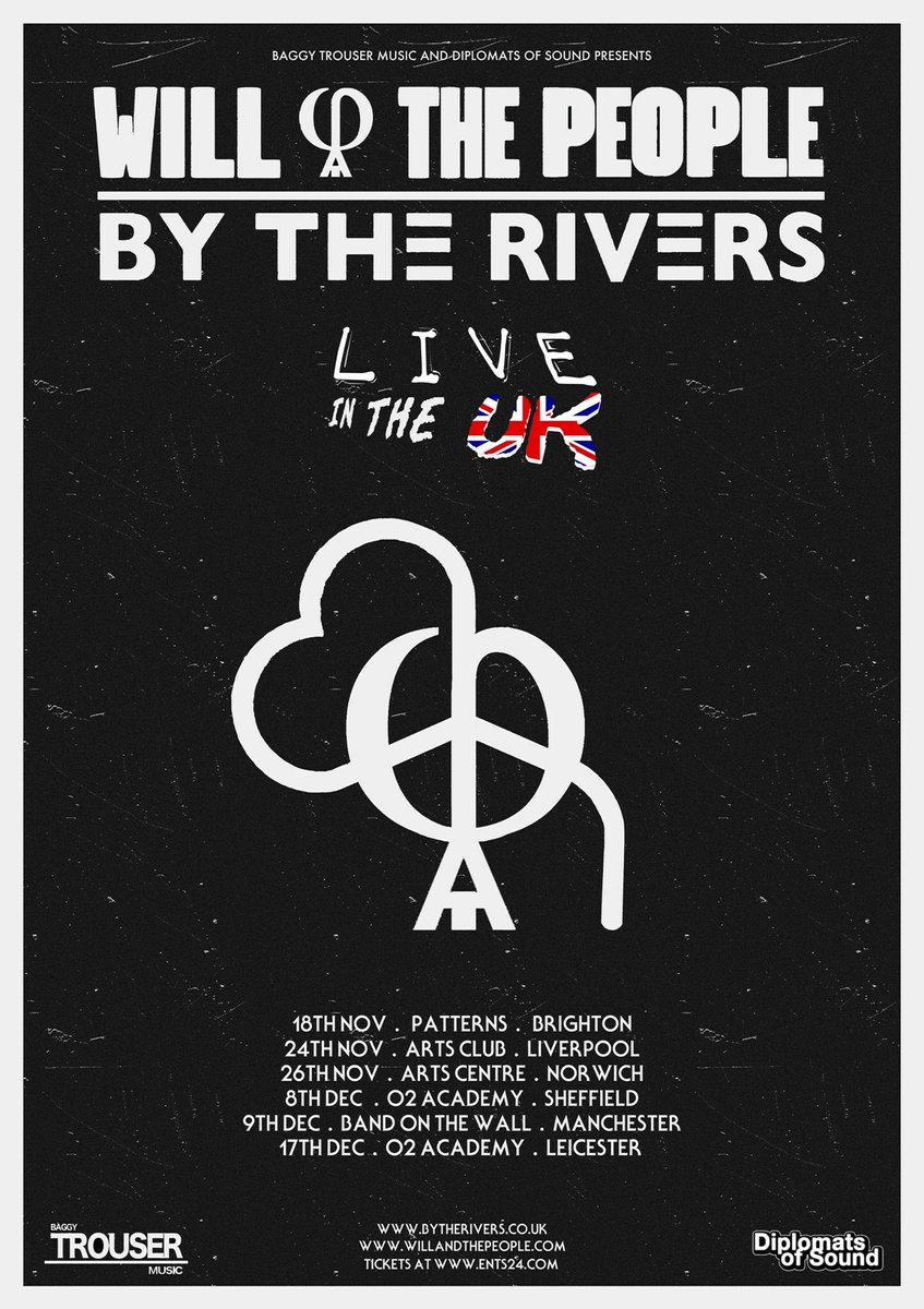 // WATP &amp; BY THE RIVERS LIVE IN THE UK //

FIRST UP

// BRIGHTON // PATTERNS // FRIDAY 18TH NOV //

TIX @ ents24.com