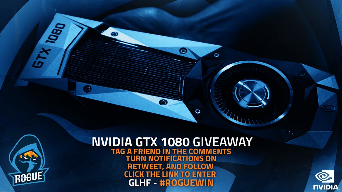 NAVILeague's tweet photo. Rogue.gg's GTX 1080 #Giveaway
-Tag Your Friends
-Turn Notifications On
-RT, And Follow @GoingRogueGG
Enter Here: https://t.co/r0KZfn8LgB https://t.co/pegpOGkfvJ