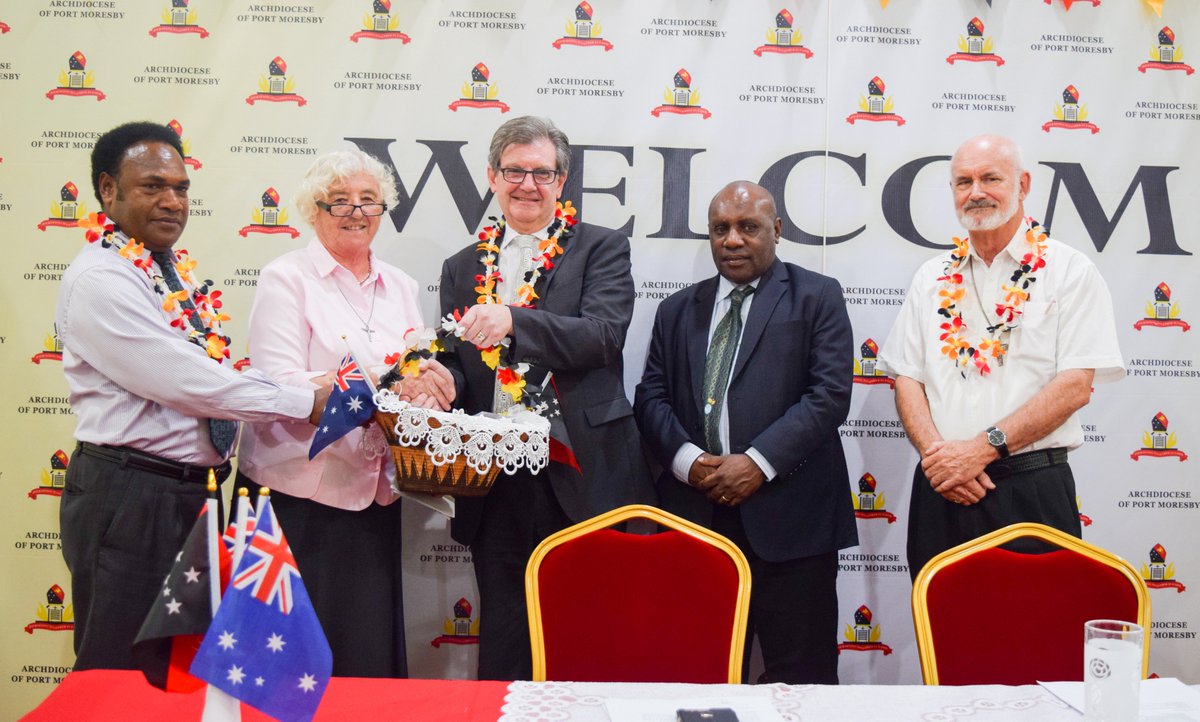 AusHCPNG's tweet photo. PNG &amp; Australia launch Catholic Health Services facility for terminally ill through K10 million #IncentiveFund grant https://t.co/yxBT6vPMZq https://t.co/qoYMIKyLdz