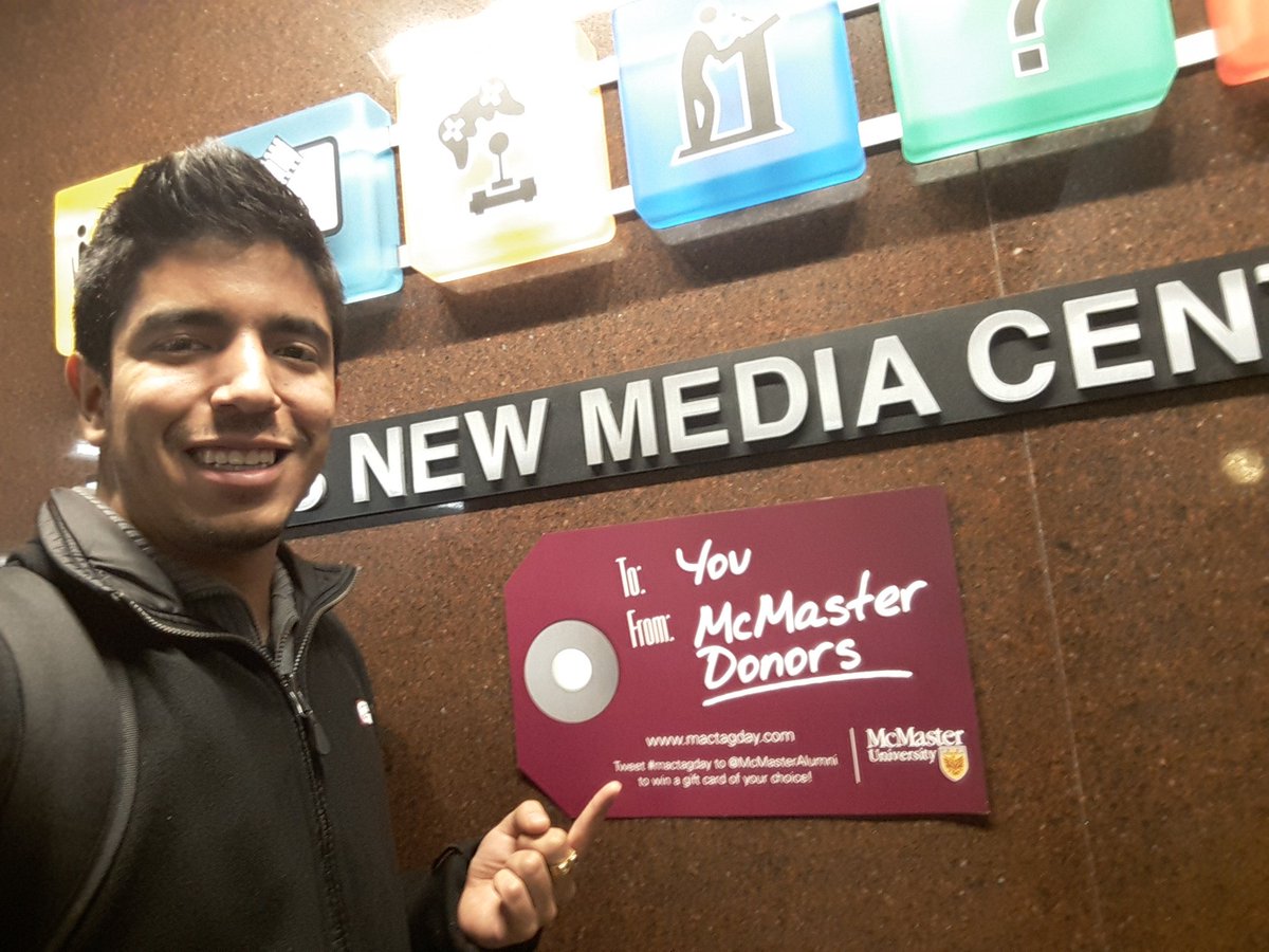 Cam_Galindo's tweet photo. Thank you to all @McMasterAlumni donors for contributing to my quality education at @McMasterU #MacTagDay #TodayatMcMaster #HamOnt https://t.co/iLKThXYXtj