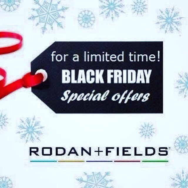 ellenlindic's tweet photo. Black Friday Only 20% off 🤗 #rodanandfields #BossBabe #SkinCare https://t.co/1TxUMSvWfs