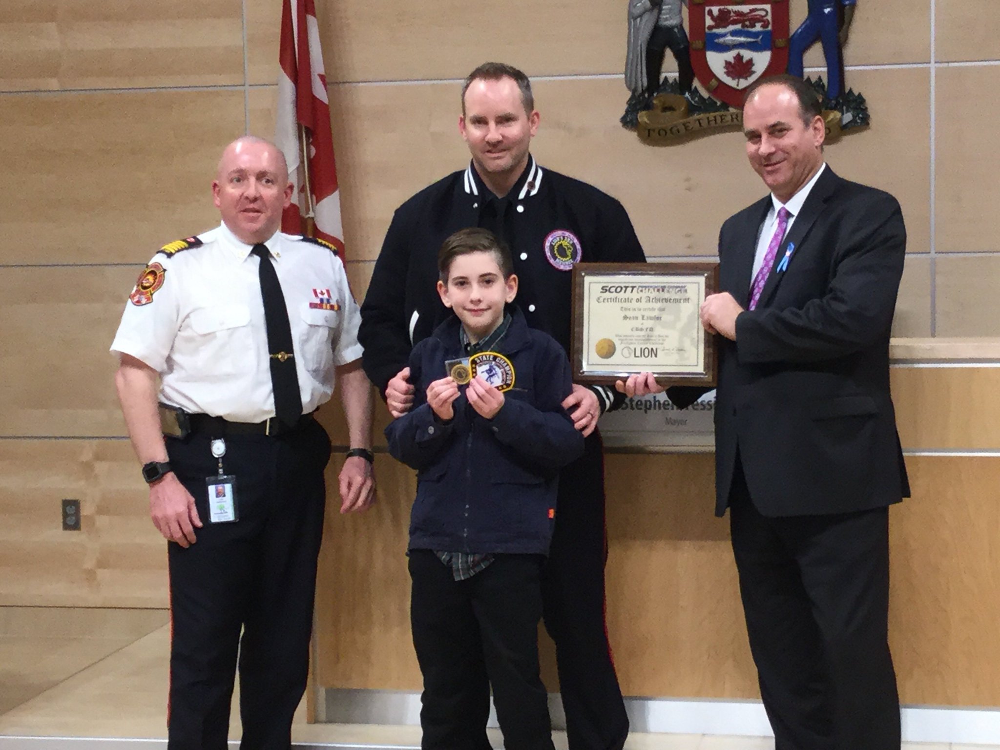 Conception Bay South on Twitter "Council congratulates FF Sean Lawlor