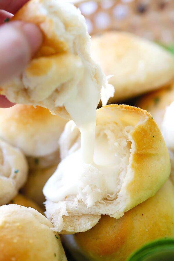 Garlic Herb Cheese Bombs.