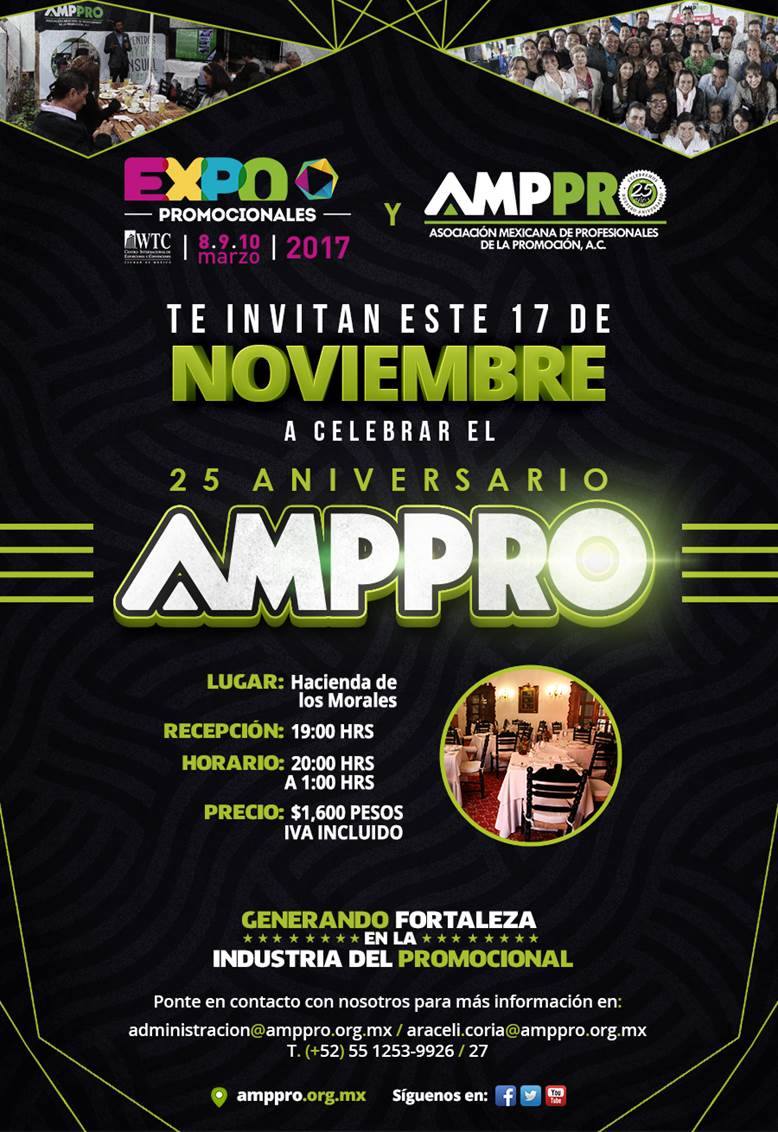 ExpoPromocional's tweet photo. Fortaleza en la #industria del #promocional Tenemos motivo para el festejo! Un cuarto de siglo @AmpproMx Solo creativos con inventiva. https://t.co/XCVO9FyPoa