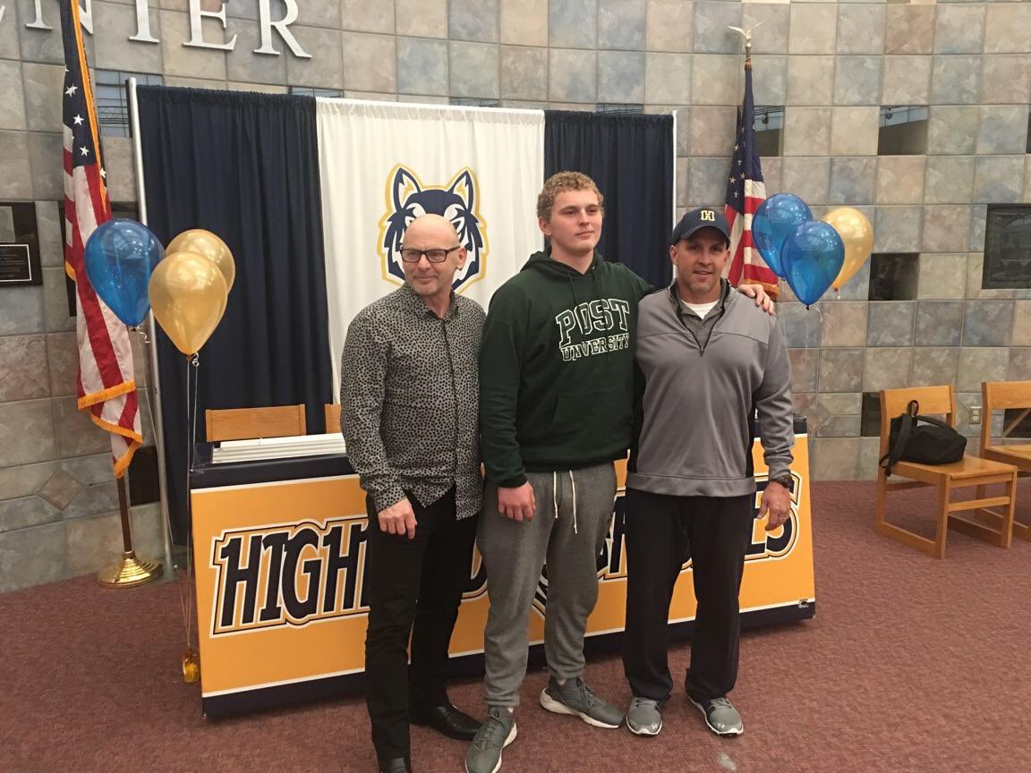 HighlandCSD's tweet photo. Congratulations, Giorgio D'Angelo for signing a letter of intent to play lacrosse for Post University! HCSD is proud of you!! #keepitproud https://t.co/VE8Ws43NpN