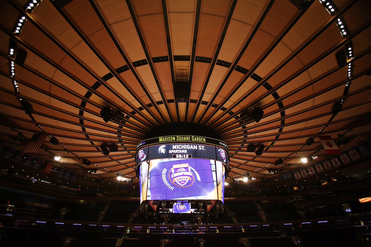 Spartan Basketball on Twitter "We are about 30 minutes from tip at Madison Square Garden 7 p