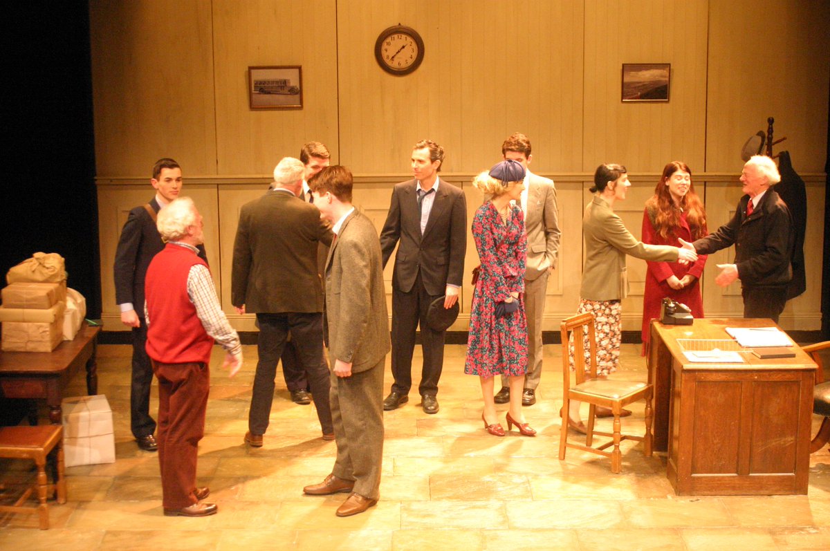 garterlane's tweet photo. Cast, creative team &amp; Deevy family celebrating opening night #WifeToJamesWhelan @garterlane @waterfordit - we hope @TeresaDeevy is pleased! https://t.co/FCrYtFFgiY