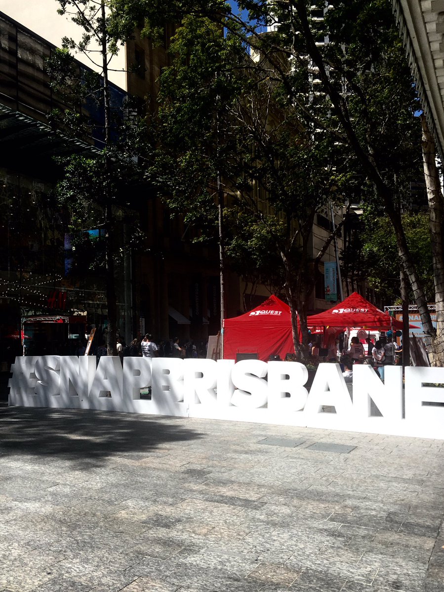 theOTMco's tweet photo. What we came across during a quick walk up Queen St Mall #SnapBrisbane #BrisbaneAnyDay @QuestNewspapers https://t.co/VZ27XZR8tH