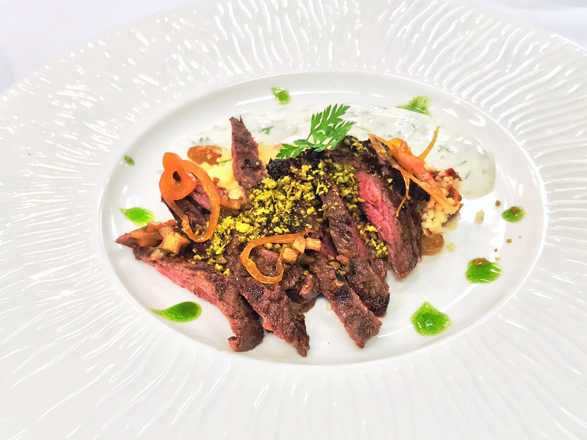 AnglissMacau's tweet photo. A Big thanks to #Chef #MichaelErlik for giving a training, #demo &amp; tasting program @ #IFT #macau ! #Mediterranean #cuisine #Nebraska #beef https://t.co/z8MYlUdt16