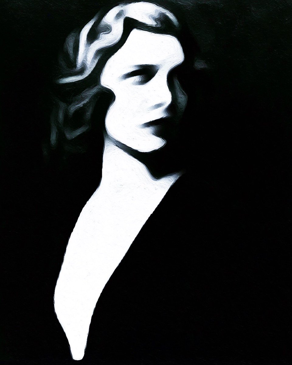 ArchiveDeep's tweet image. #impression #black #white #style #vintage #painting #oldhollywood #Hollywood #stylish #cool #art #myart #fashion #look #iconic #creative