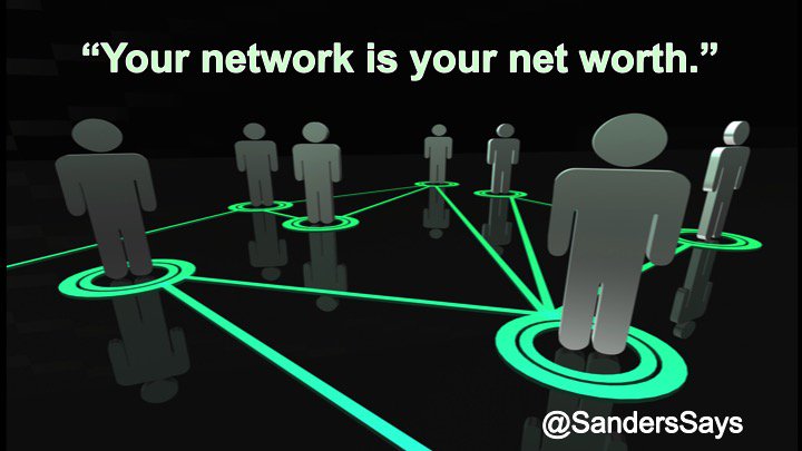sanderssays's tweet photo. The best time to build relationships across the company is long before you need them. This image says it all. #tuesdaytip https://t.co/unycltJ8au