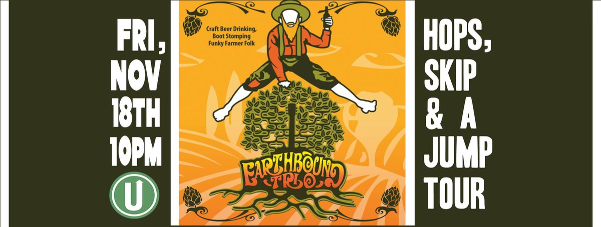 earthboundnb's tweet photo. Earthbound Trio Tour starts this Friday in PEI @upstreetbrewing !! @EastCoastMusic #upstreetbrewing #PEI #Craftbeer #earthboundtrio #Hops https://t.co/2L9NRaF1l5