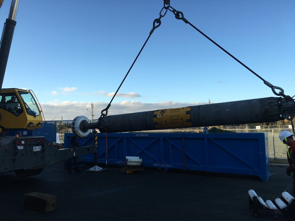 frontiersubsea's tweet photo. Open Water Lubricator Valve (OWLV) being loaded out at our facility for one our Clients, prepared and ready for offshore deployment. https://t.co/WIAOtppbEv