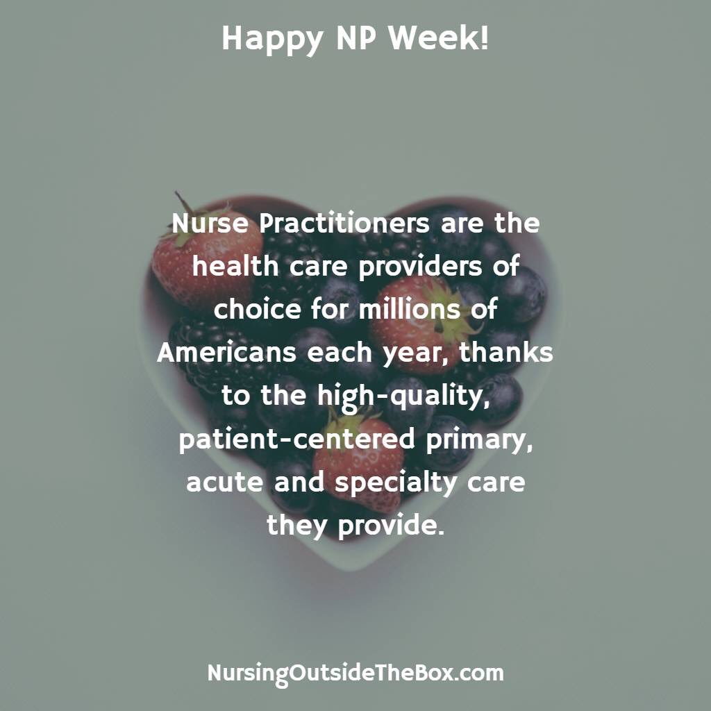 LPsassenach's tweet photo. Happy Nurse Practitioner week!! #NPWeek #nursepractitionerweek #nursesrock https://t.co/pAxU8V54En
