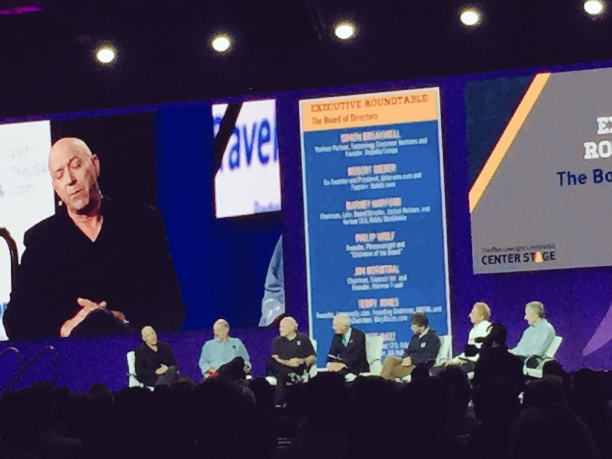 ianmchenry's tweet image. Executive Roundtable at @Phocuswright - the all-stars of the industry all on one stage. #travelnerd. Terry Jones, Simon Breakwell, et al