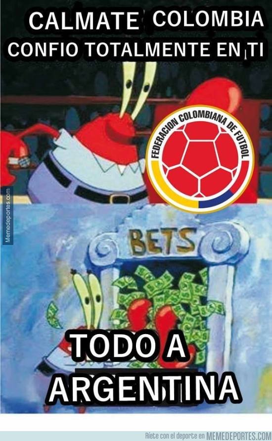 WinSportsTV's tweet photo. (Galería) Revisa aquí los mejores memes de la derrota de Colombia con Argentina https://t.co/6xXl9vhygS https://t.co/J0BzHqnk5n