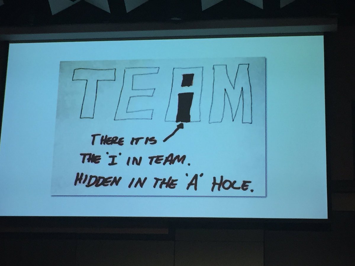 breeza4's tweet photo. Another way to answer someone when they say there is no 'i' in team. Thanks for the giggle @AllieWilsonRN #MayoInOz https://t.co/r4ipcFDFMe