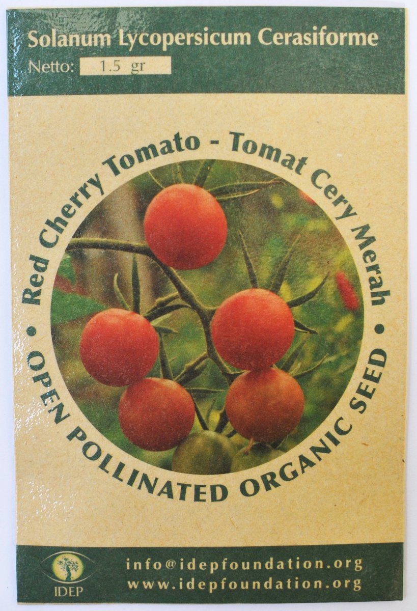 Petani_magang's tweet photo. Organic Red Cherry Tomato Seeds from @idepfoundation,only IDR 25K fresh from our Seeds Farmer #stopGMO #againstmonsanto #permaculture #bali https://t.co/wtE7F5N9sr