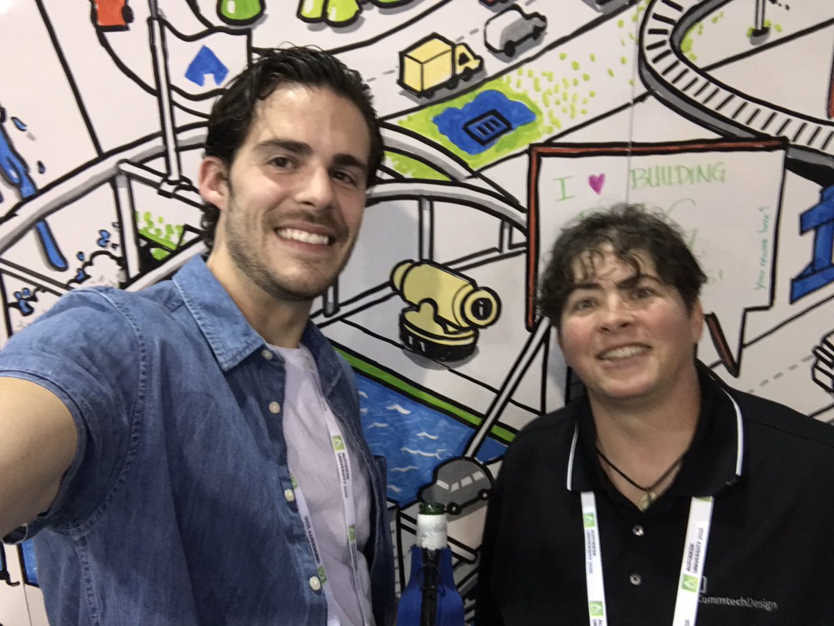 Meeting great people at Autodesk AU <a href="/autodesku/">Autodesk University</a> #iheartcivil