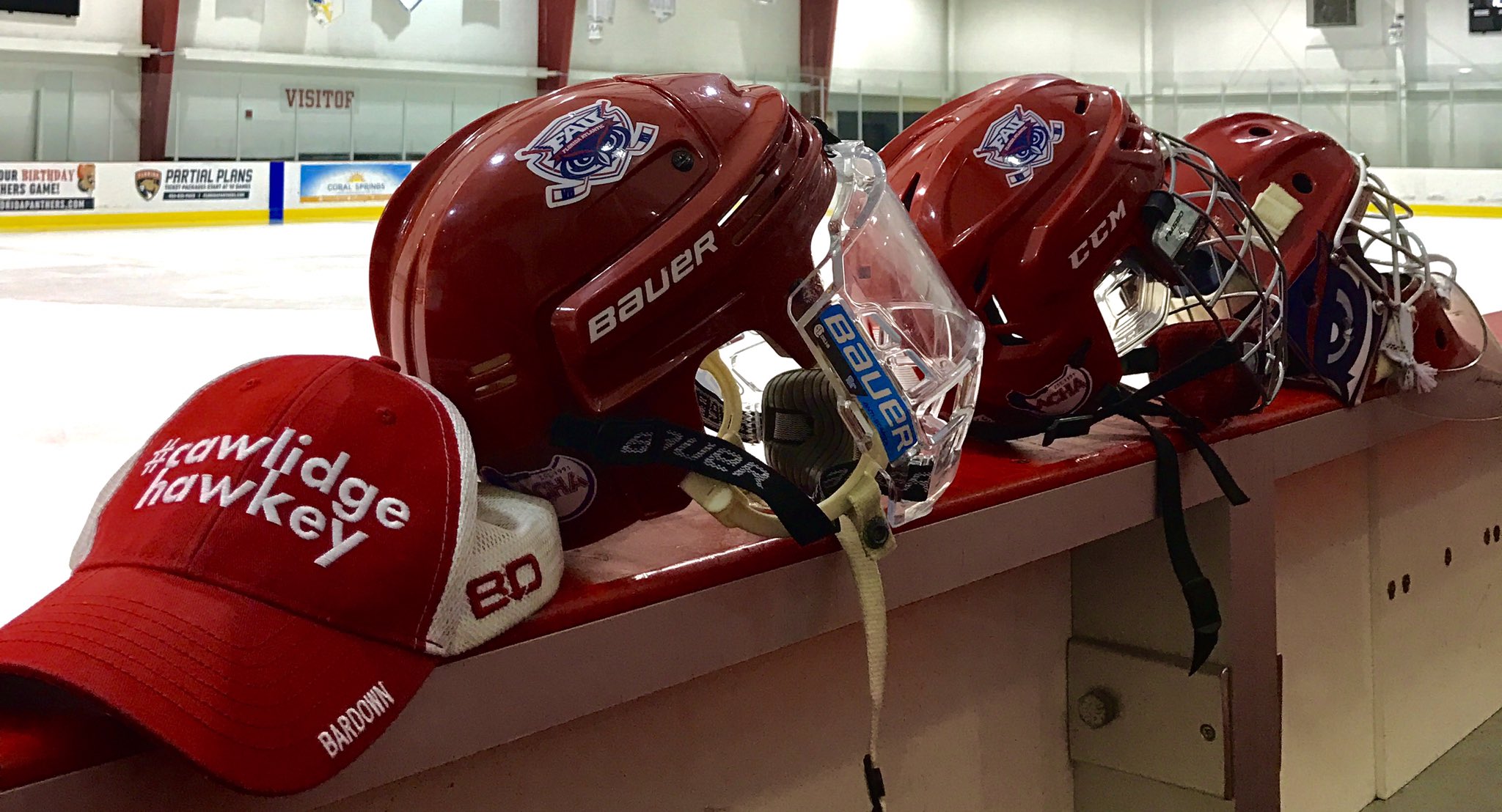 FAU ICE HOCKEY CLUB on Twitter: "The FAU boys getting ready to hit the