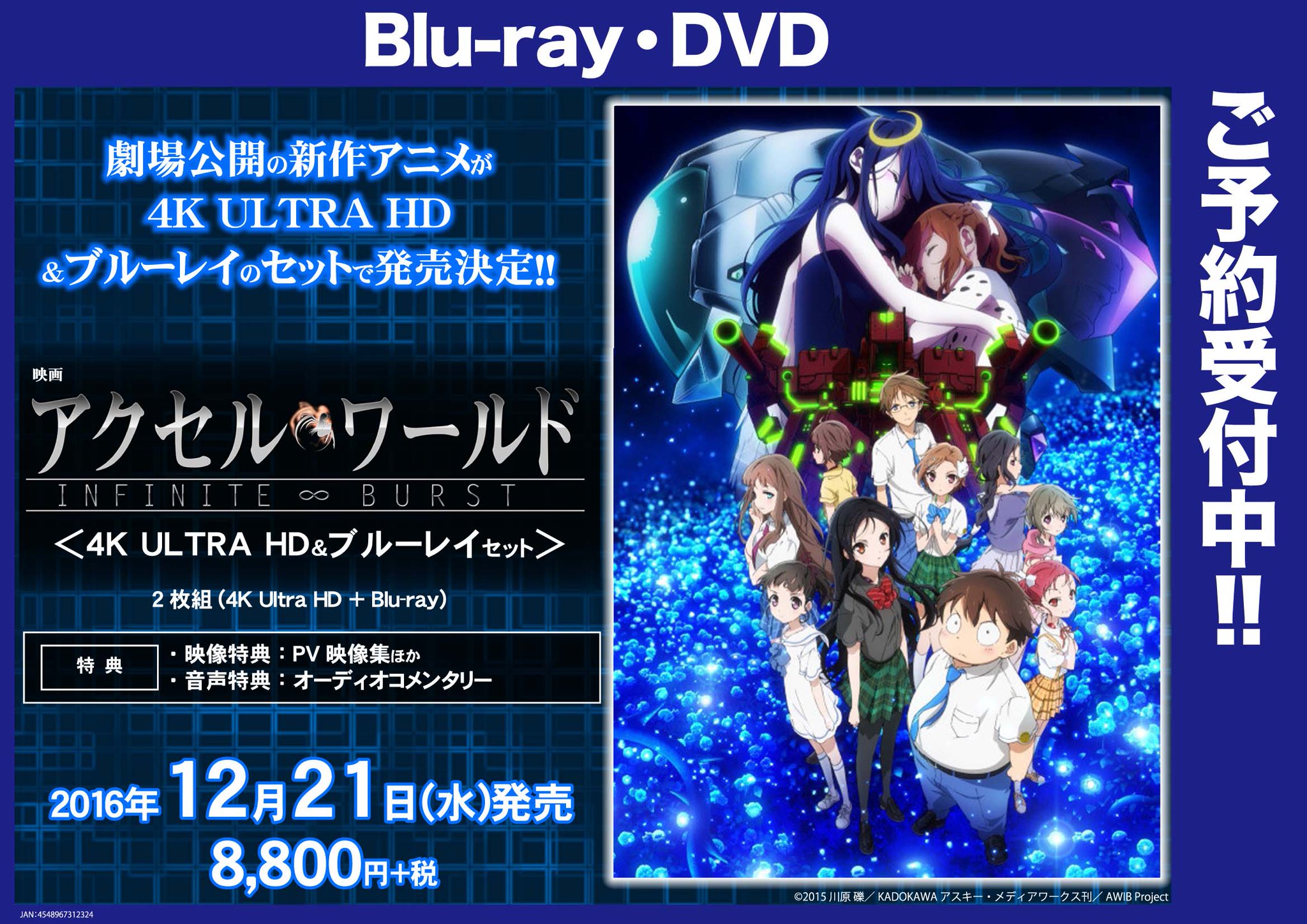 アクセル・ワールド-インフィニット・バースト- 4K ULTRA HD&ブルー… アクセル・ワールド-インフィニット・バースト- 4K ULTRA HD&