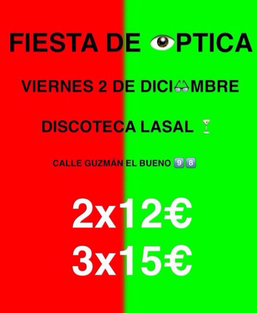 Postureoptica's tweet photo. FIESTA OPTICA 2k16 !!! https://t.co/tAOQerdeNj