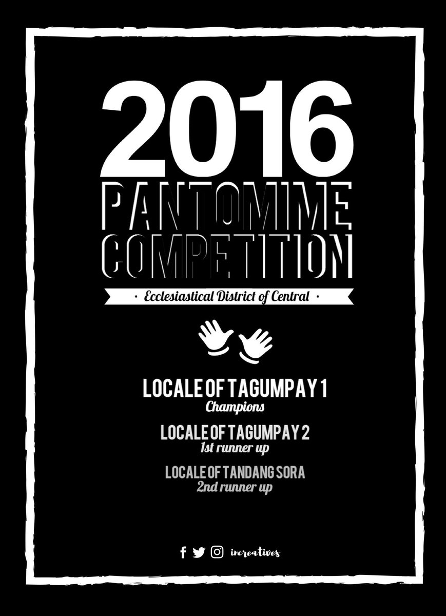 increatives0714's tweet photo. Congratulations to the winners of the INC Pantomime Competition 2016!!! π±ππ
#increatives
#ProudINC
#OneWithEVM https://t.co/FJ9GxYSYXF