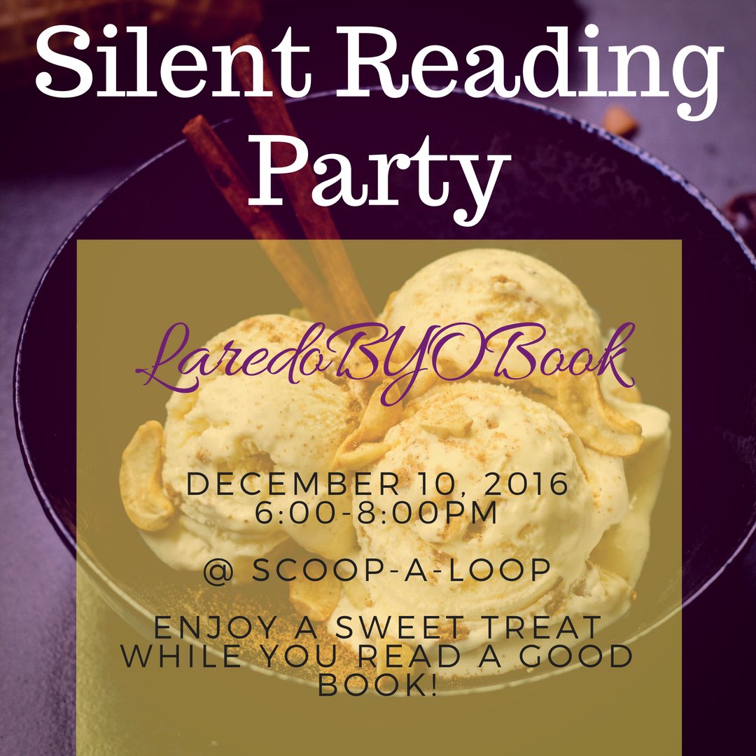 ElusivePub's tweet photo. #SRP #silentreadingparty #holalaredo #laredoevents #freeevents #laredobyobook #read #booklove #readabook #bibliophhiles https://t.co/HvwKbT3ypL