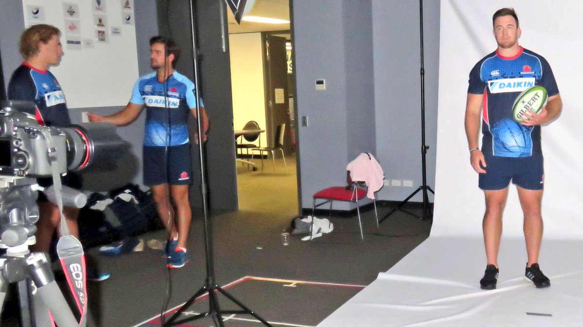 FIRST LOOK! Brand new 2017 team training kit. See the behind the scenes pics from <a href="/Canterbury_Aus/">Canterbury Australia</a> shoot at facebook.com.au/nswwaratahs #GoTahs