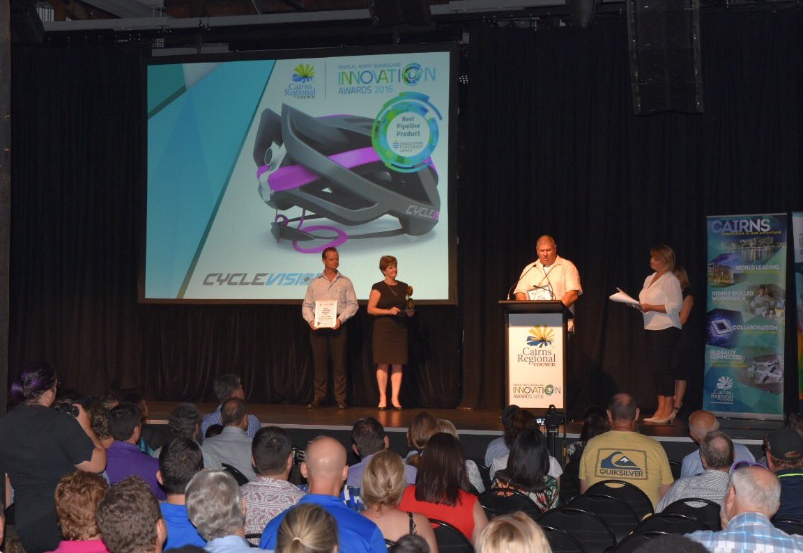 Congrats to Cyclevision for taking out the Best Pipeline Product award! #TNQIA2016