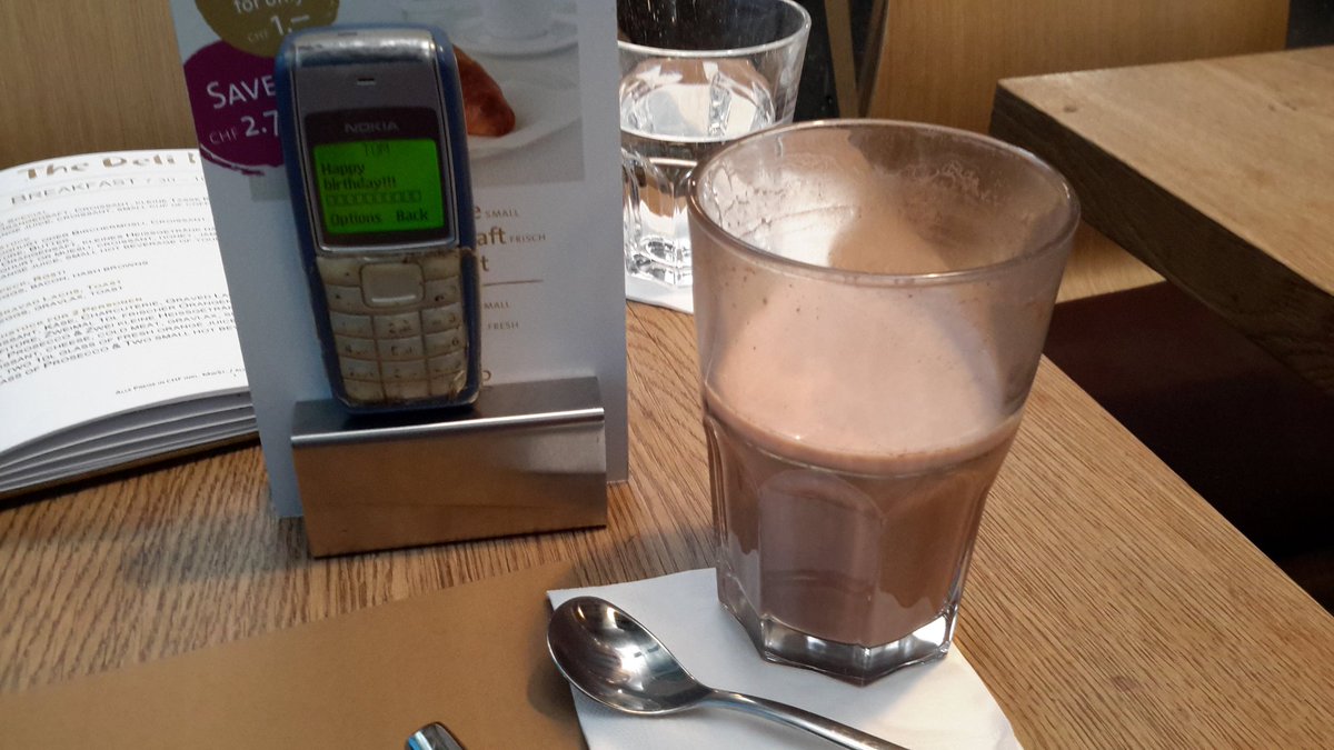 Starting the day with Swiss Hot Chocolate for breakfast and well wishes!!!