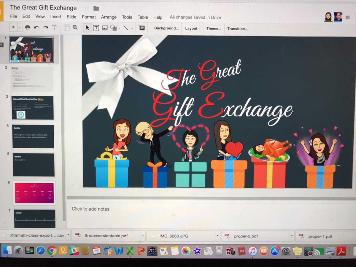 #squadplanning end of year. Give a gift that money can't buy. <a href="/GoogleForEdu/">Google for Education</a> @JarrydLyle <a href="/jacqui_innes/">Jacqui Innes</a> <a href="/mellouisewhite/">Mel White</a> <a href="/StephMcP6/">Stephanie McPhail</a> <a href="/ayemesea/">Aimee Crowther</a>