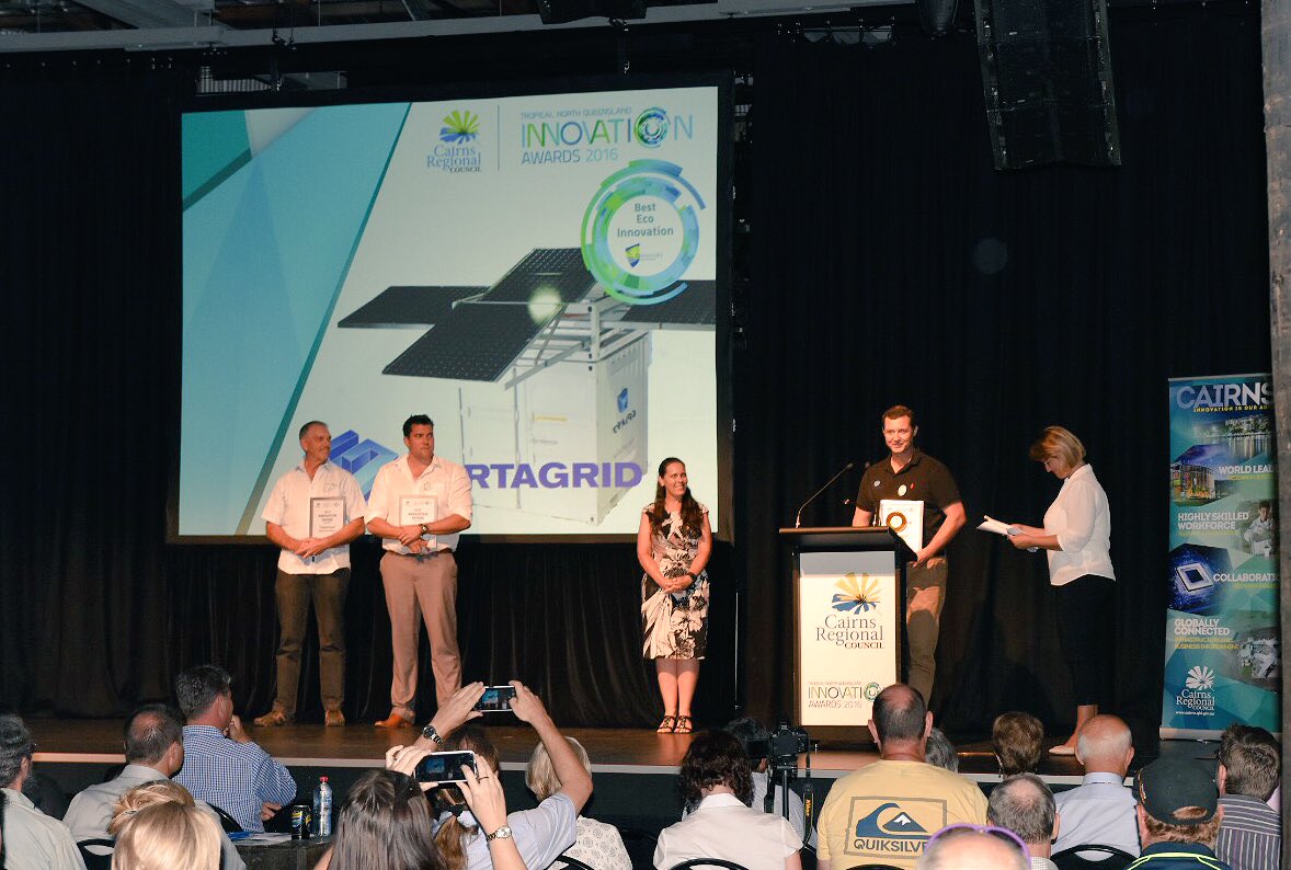 The Eco-Innovation Award goes to.... Portagrid! #tnqia2016