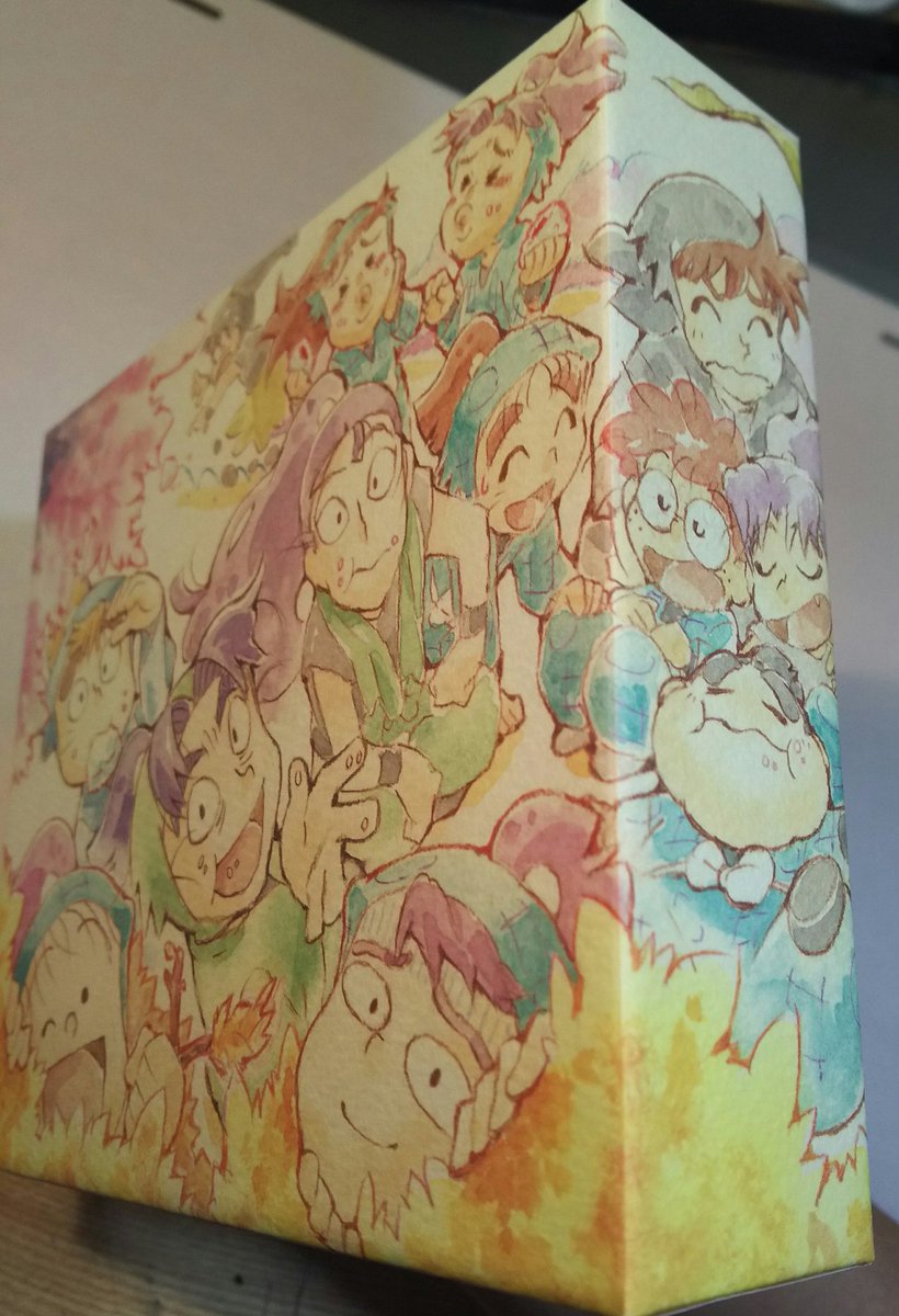 트위터의 あおのゆ 님 忍たまドラマcdの連続購入特典サンプル頂きましたーー 久々のcdボックス仕事だったので懐かしい気持ちで描きました ๑ ㅂ و ブレイブビーツ中はできんかったー