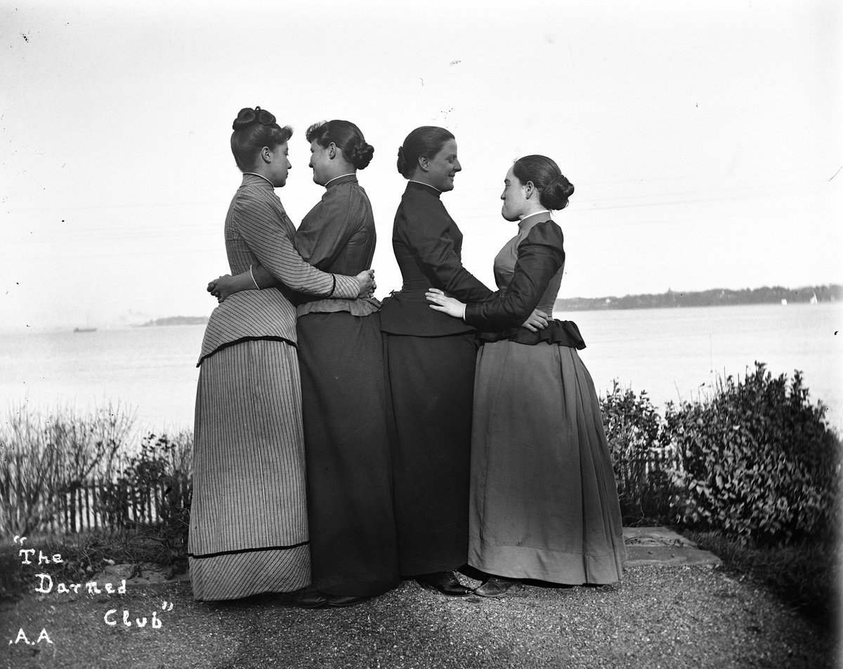 Photographer and lesbian Alice Austen (1866-1952) Staten Island USA, much of her photography of lesbian lives was suppressed #womensart