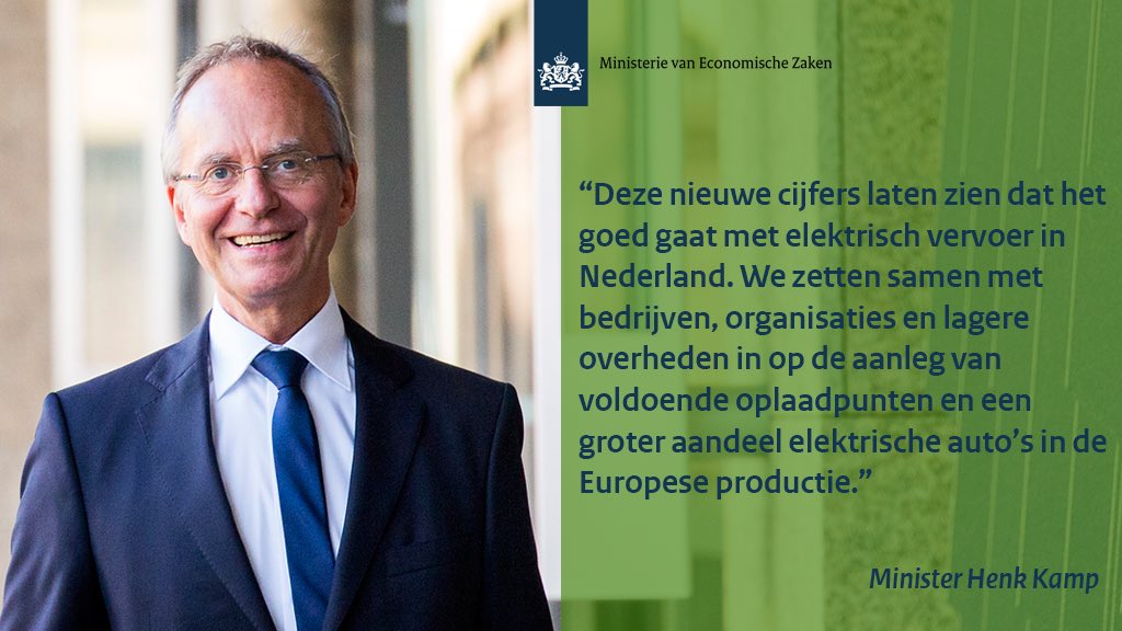 Nederland heeft sinds deze maand honderdduizend elektrische auto’s, bedrijfswagens en motoren op de weg - bit.ly/2fCjyrf