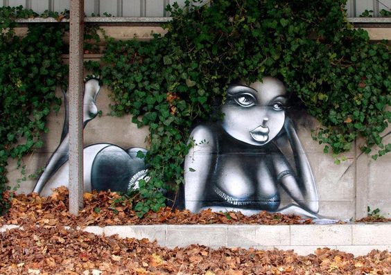 Com2Geek's tweet image. One Day / One Street Artist #9 
2/3

Vinie Graffiti 
@VinieGraffiti 

Vegetal Hair 

#StreetArt #Graphic #art #design