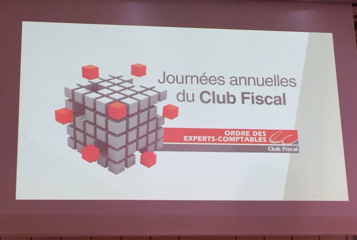 bbessonnet's tweet image. 2 jours de fiscalité. Je participe aux journées annuelles du Club fiscal