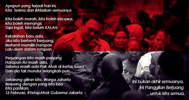 sam_tenor's tweet photo. 15 February, #TetapAhok Gubernur DKI Jakarta ..

#KamiAhok https://t.co/p6AIP4uUMl