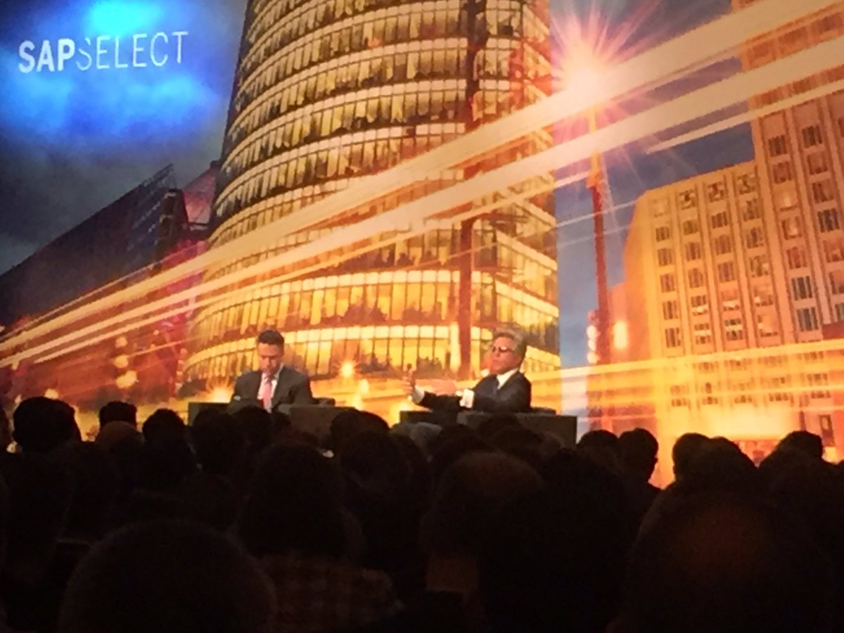 rinsetamsma's tweet image. #Watching @BillRMcDermott talking about the 2.5 mio people in the #SAPEcosystem at #SAPselect