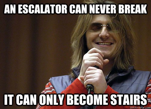 LucP's tweet photo. Deze vrijdag ga ik het hebben over future-friendlyness op #wpm033 :: https://t.co/Zgw6jMtLZu
Onder het volgende motto van Mitch Hedberg: https://t.co/WsIzos5RlT