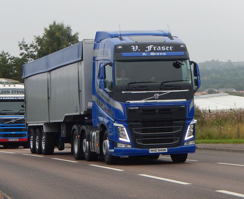 Pictured on 08/09/2015 on the A90 Forfar Rd, Dundee <a href="/VolvoTrucksUK/">Volvo Trucks UK</a>