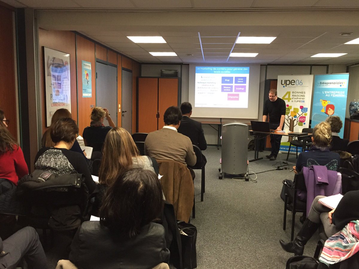 pic_delphine's tweet photo. Ce matin atelier "ne passez plus a côté du web pour votre entreprise en #btob" @l'Upe06 #marketingdigital #webmarkting https://t.co/XL6mS0szSH