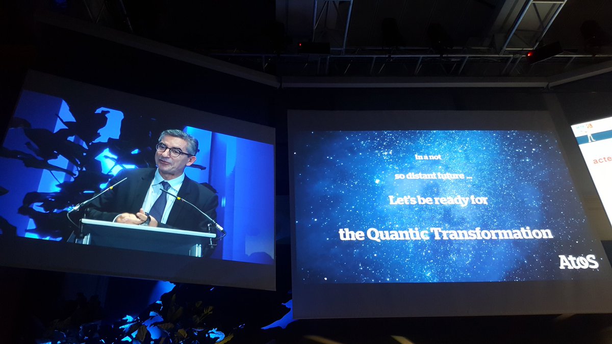 innoSNogues's tweet photo. Gilles Grapinet #JAFTE2016 Êtes vous prêts pour la transformation quantique ? https://t.co/BkxJlCrZhx