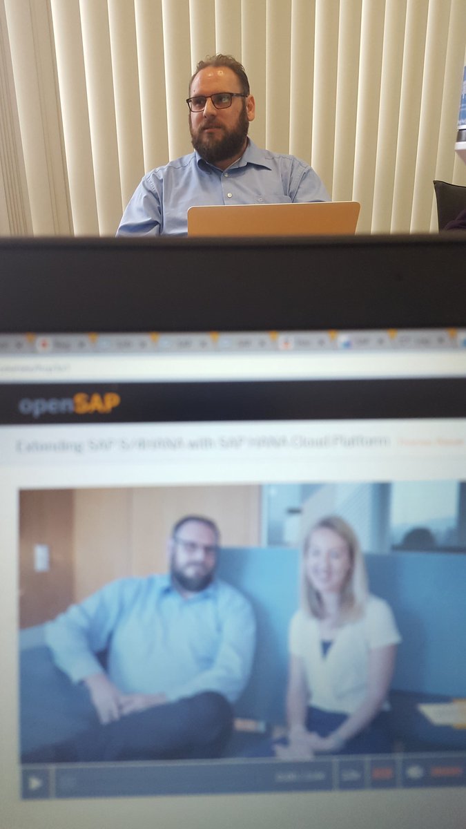 tamas_szirtes's tweet image. Talking to @netbieser about the upcoming @openSAP course on #S4HANA #saphcp