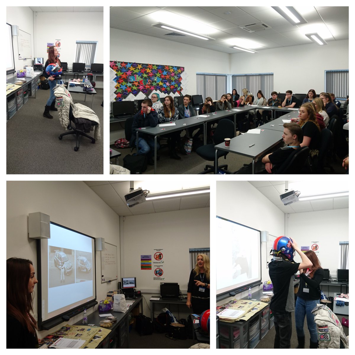 FranklinGrimsby's tweet photo. The @GoodEggDrivers workshop is going down a treat here @FranklinGrimsby. The students are learning a lot! #Driving #GoodEggDrivers https://t.co/wFaRRT6ITd