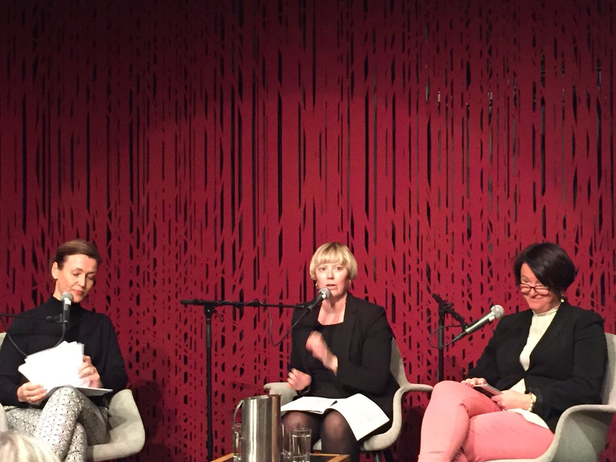 Telemarksforskings Heidi Stavrum i samtale med @kulturradet og @Kulturtanken på Kulturrikets tilstand @Heidista @tmforsk #kulturriket