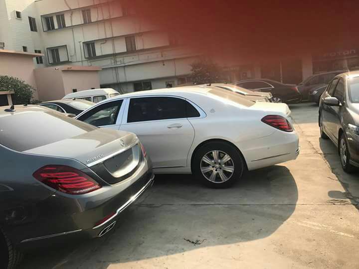 AghaArsalanPTI's tweet image. 10 Maybach S600 Merc 2017 bombproof cars imported duty free for the Saarc summit which is now cancelled. Where are the cars now? PM House?