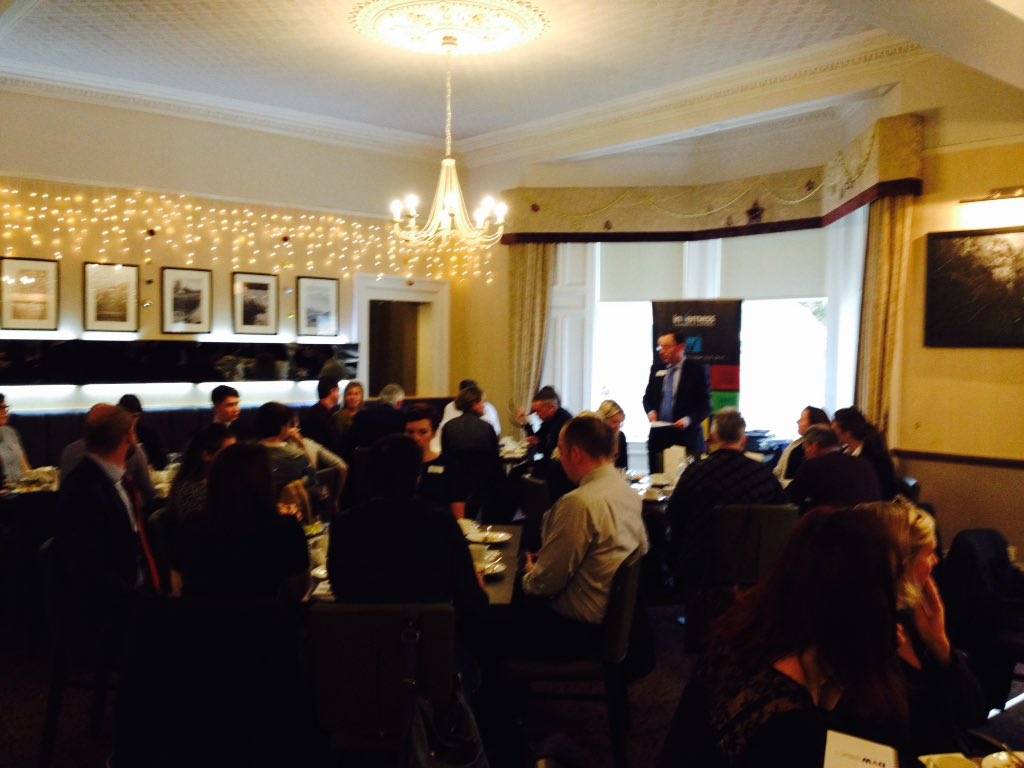 Great turnout for today's Networking Lunch <a href="/PalaceInverness/">Inverness Palace Hotel & Spa, WorldHotels Distinct</a> - lots of noise &amp; plenty of business cards swapped. Thanks to all the attendees