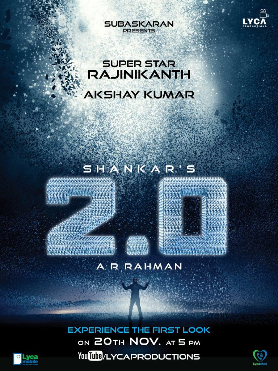 #2Point0Firstlook We know you are waiting for #sunday !
<a href="/akshaykumar/">Akshay Kumar</a> @superstarrajini Bring it on 
4 Days To Go #robot2